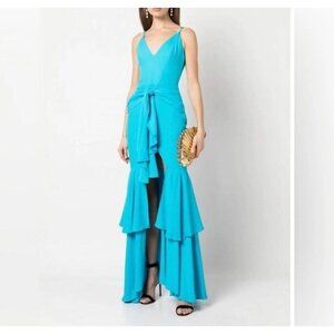 PatBO Bo Maxi Dress in Bright Turquoise